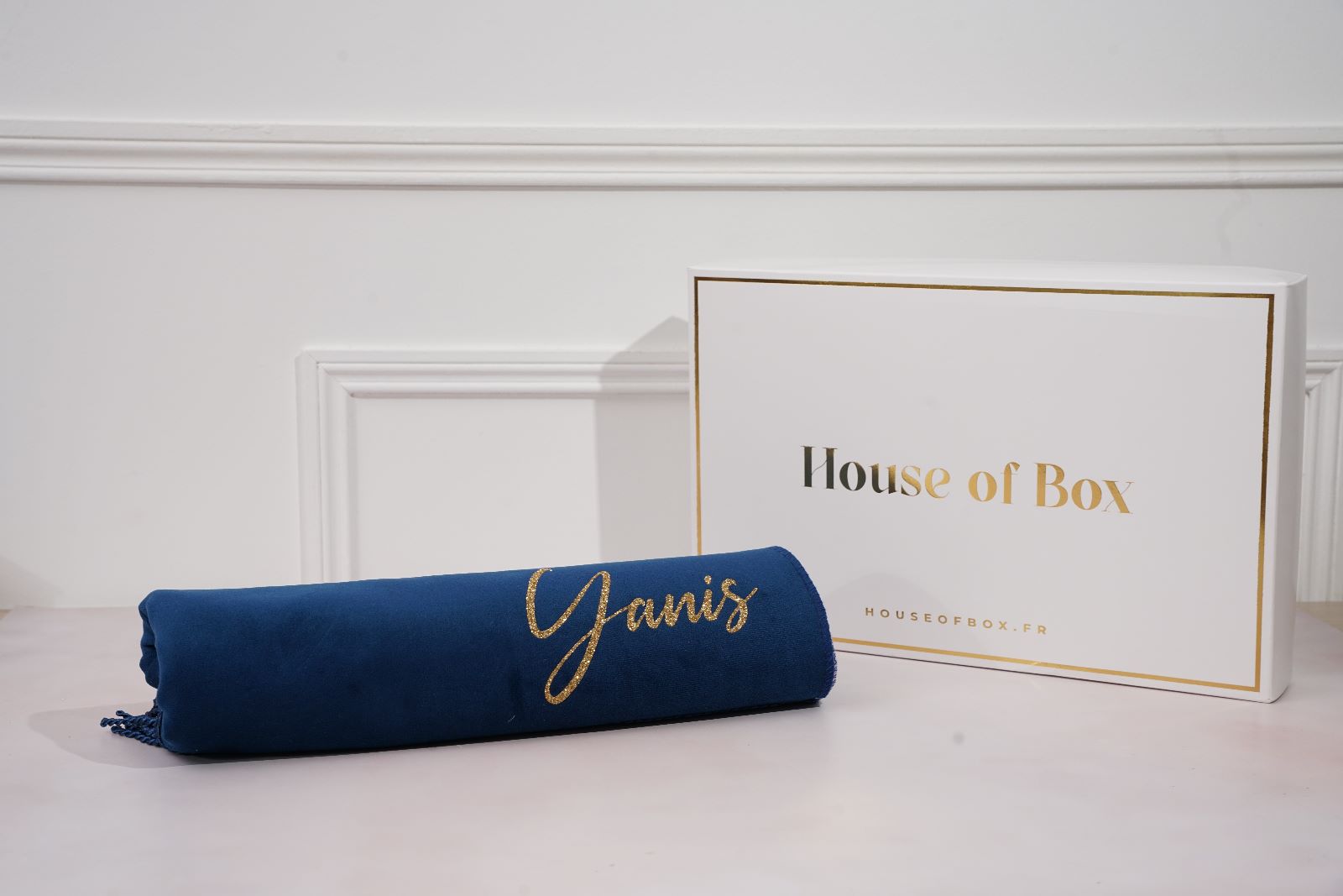 Tapis de prière épais personnalisé bleu roi – House of Box