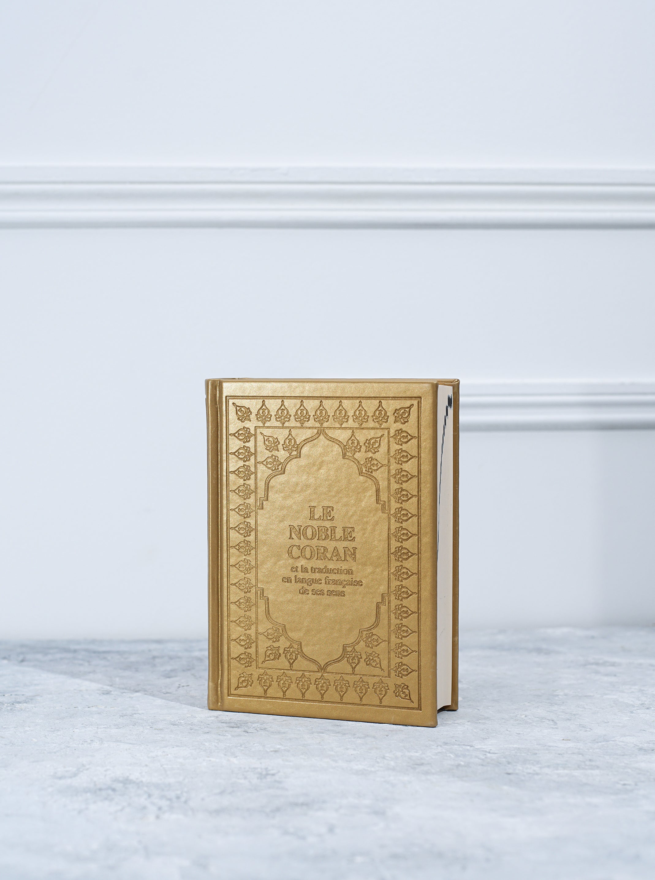 Coran dorée français arabe