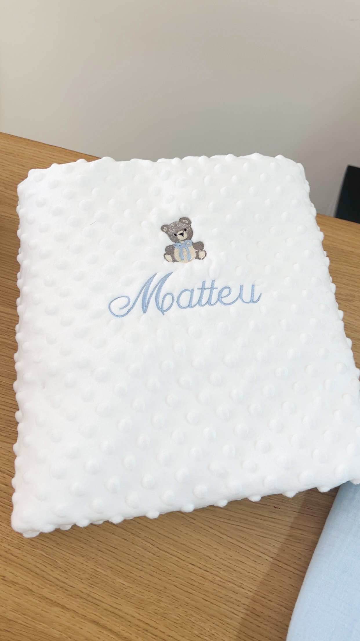 Coffret naissance bébé d'amour bleu
