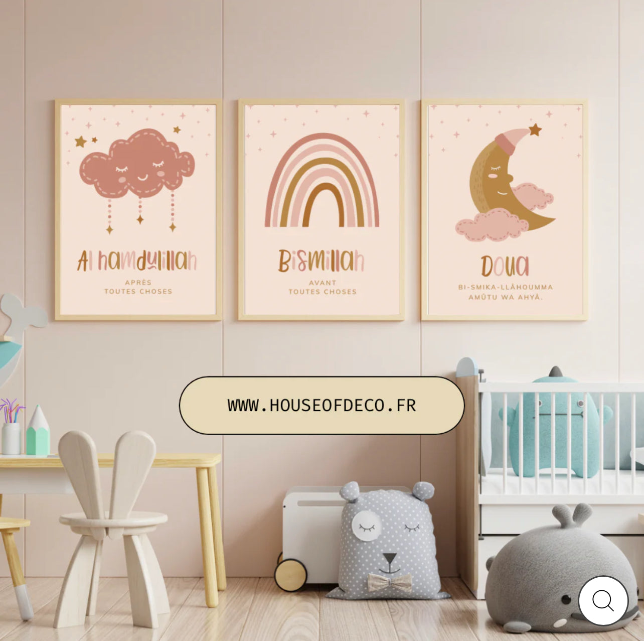 Affiche 3 posters enfants