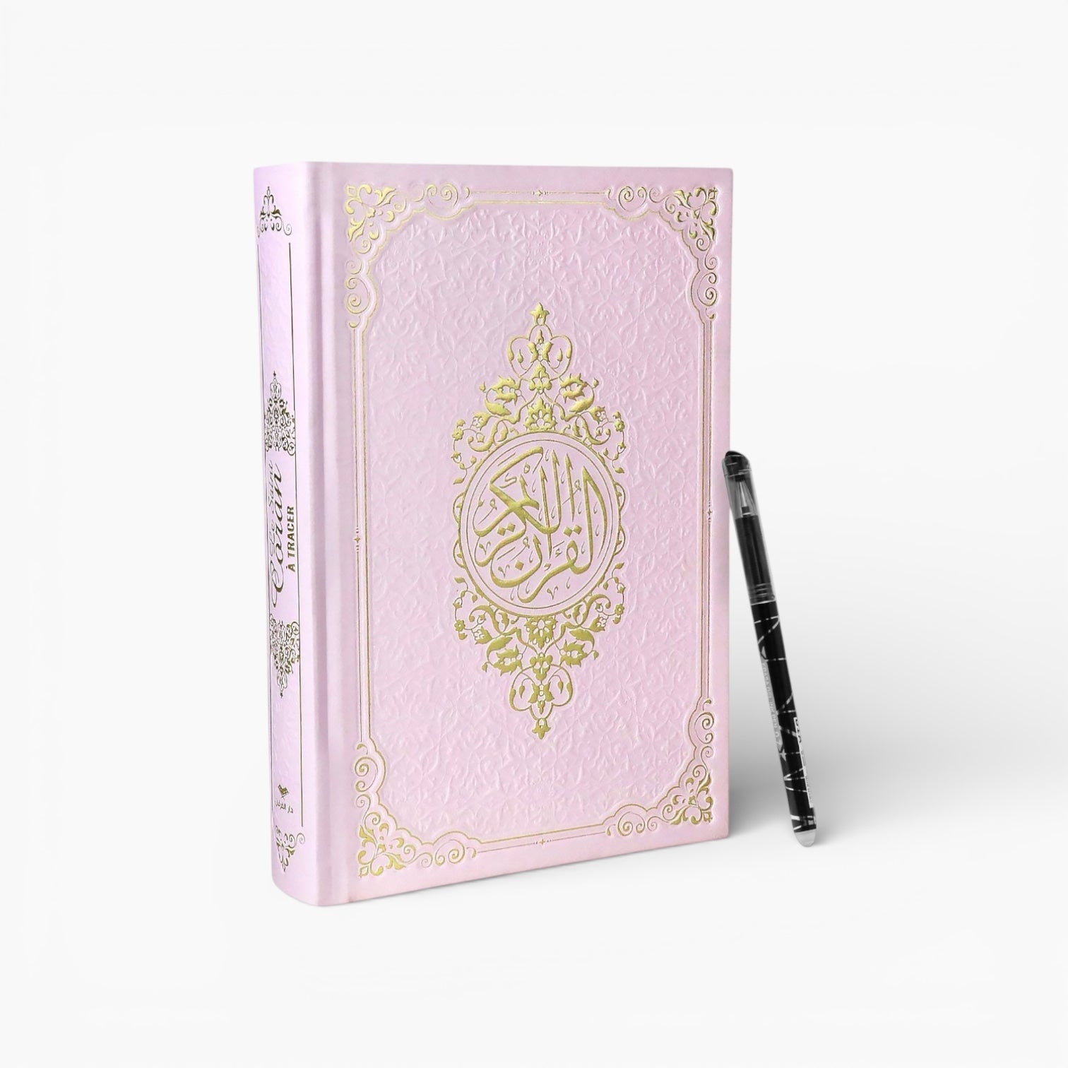 Coran à tracer & stylo effaçable rose